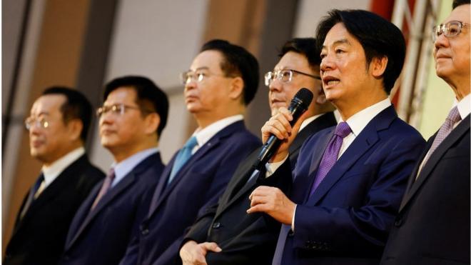 台湾总统当选人赖清德周四（4月25日）亲自宣布执政团队最后一波内阁及国安团队人事布局。