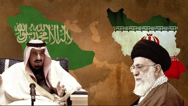 Ayatollah Khamenei and King Salman