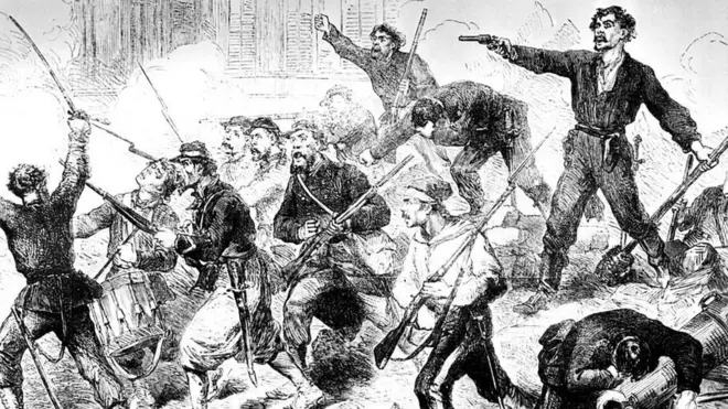 Pariska komuna - ilustracija