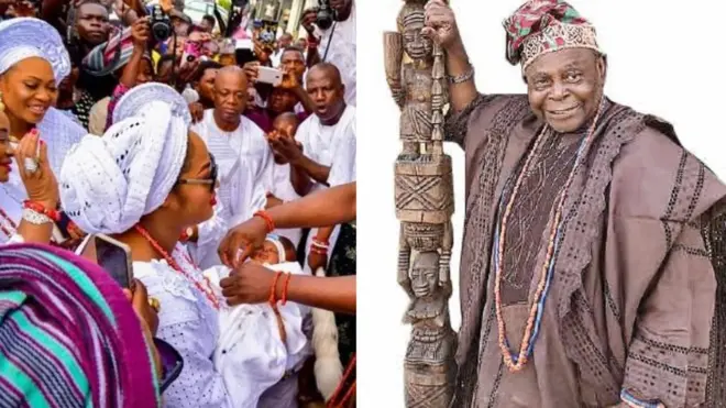 Aworan Olori Naomi, Baba Ifayemi Elebuibon