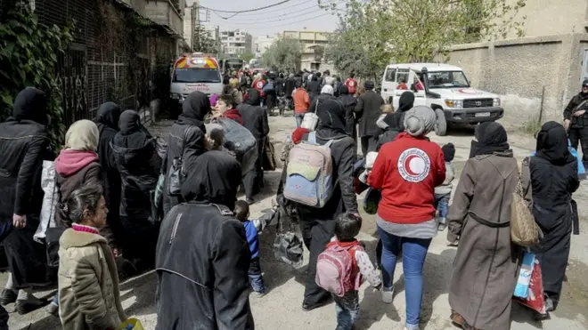 الغوطة الشرقية هي المعقل الأخير للمعارضة المسلحة على مشارف دمشق، ولكن لم يبق تحت سيطرة مسلحي المعارضة إلا نحو 10 في المئة فقط من أراضيها.