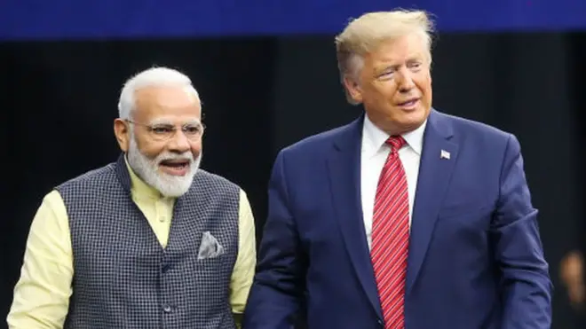નરેન્દ્ર મોદી અને ટ્રમ્પ