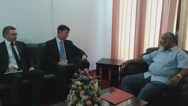 මහ ඇමතිවරයා බ්‍රිතාන්‍ය මහ කොමසාරිස් සමඟ