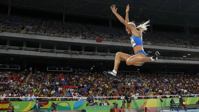 Прыжок Клишиной в квалификации в Рио оказался на полметра короче ее личного рекорда, но этого хватило для выхода в финал