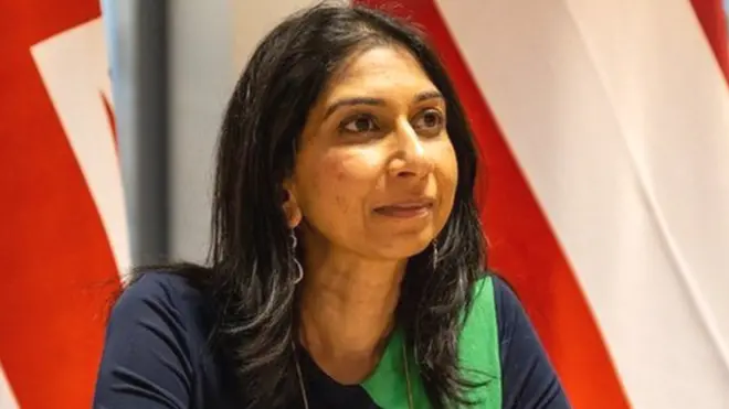 ब्रिटेन की गृह मंत्री सुएला ब्रेवरमैन