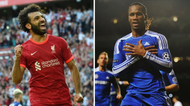 Mohammed Salah equal Didier Drogba goal record
