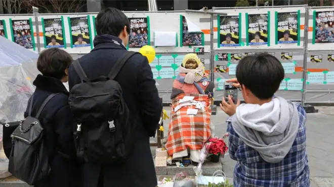 รูปปั้นทาสทางเพศของทหารญี่ปุ่น