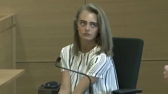 Michelle Carter mwenye umri wa miaka 20, akiwa katika mahakama ya watoto