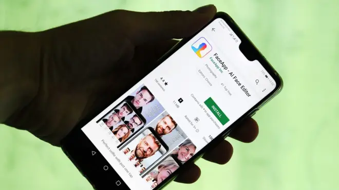 تطبيق فيس آب على متجر تطبيقات غوغل