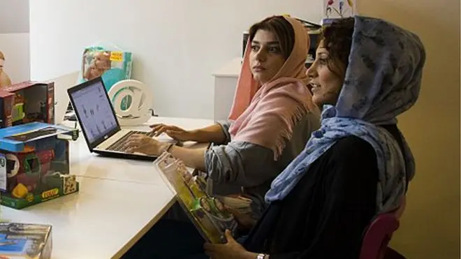 Iranian women in workplace