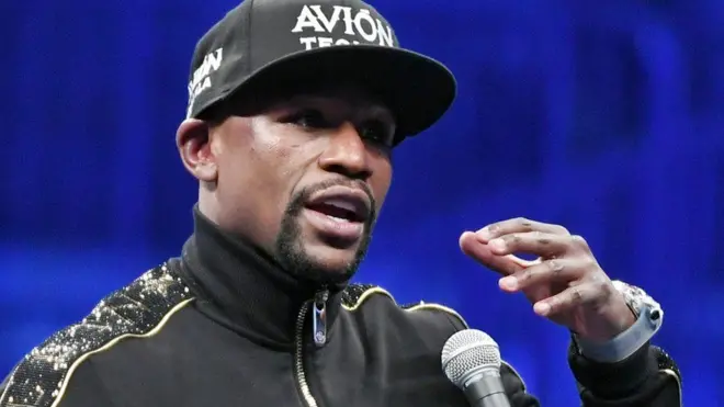 Mayweather don get plenty controversy on top woman matter