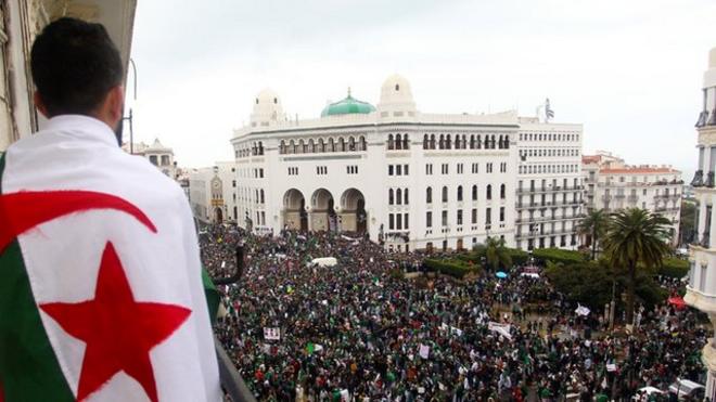 الجزائريون يتظاهرون بقوة كل جمعة وسط العاصمة