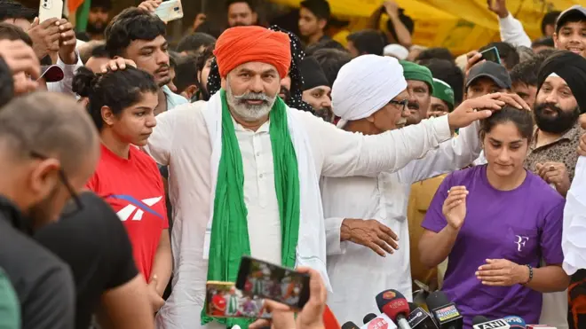 बीकेयू नेता राकेश टिकैत.