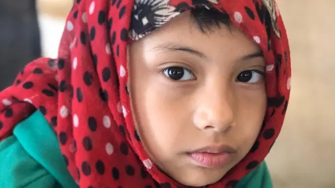 ఉత్తర సిరియాలో శిబిరంలోని చిన్నారి