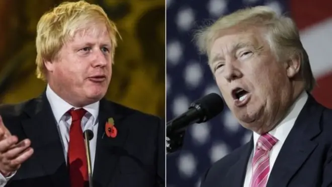 ڈونلڈ ٹرمپ، بورس جانسن