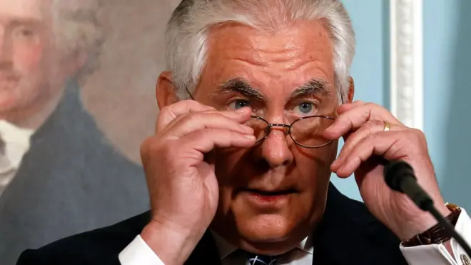 وزير الخارجية الأمريكي ريكس تيلرسون