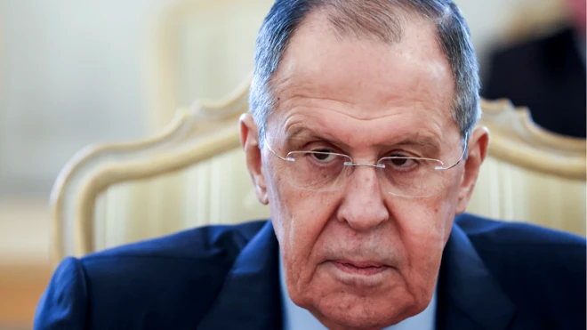 Сергей Лавров во время встречи с генсеком ООН в Москве, 26 апреля 2022 года