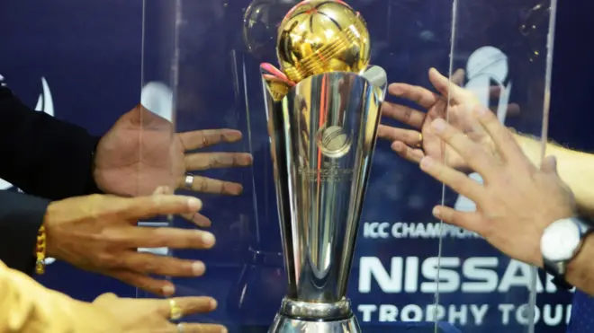 آئی سی سی کی چیمپیئنز ٹرافی انگلینڈ میں کھیلی جانی ہے