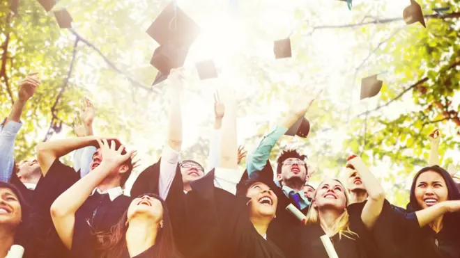 Diversity Students Graduation Success Celebration