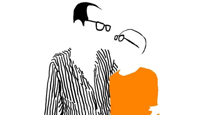 Phác họa vẽ ông Lưu Hiểu Ba và bà Lưu Hà của nghệ sĩ Badiucao