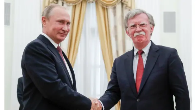 Владимир Путин и Джон Болтон договорились о встрече президентов России и США