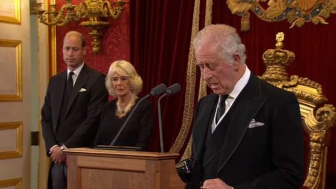 مراسم اعلام رسمی چارلز سوم به عنوان پادشاه جدید بریتانیا