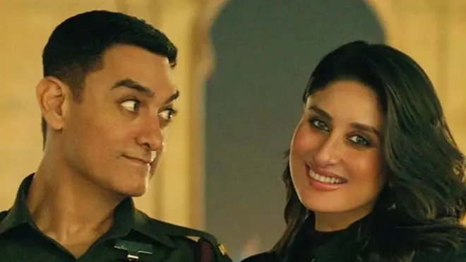 లాల్ సింగ్ చద్దా సినిమాలో ఆమిర్ ఖాన్, కరీనా కపూర్ ఖాన్