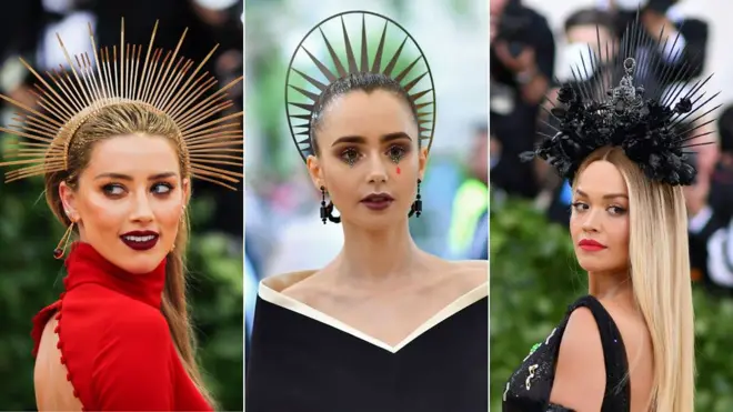 '2018 멧 갈라(Met Gala)'에 참석한 앰버 허드, 릴리 콜린스, 리타 오라