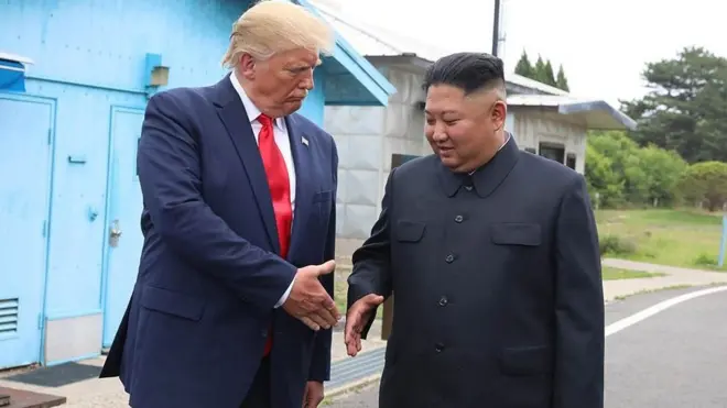 Rais Trump alipokutana na Rais wa Korea Kaskazini Kim Jong-un