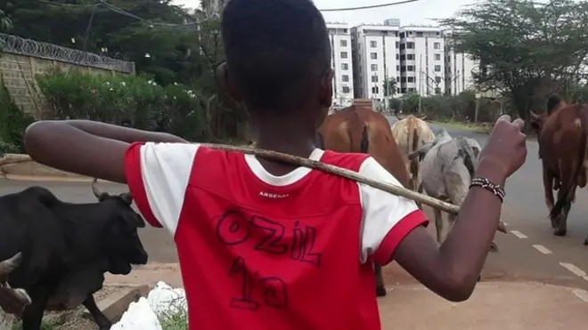 Ce jeune kenyan a ému Mesut Özil