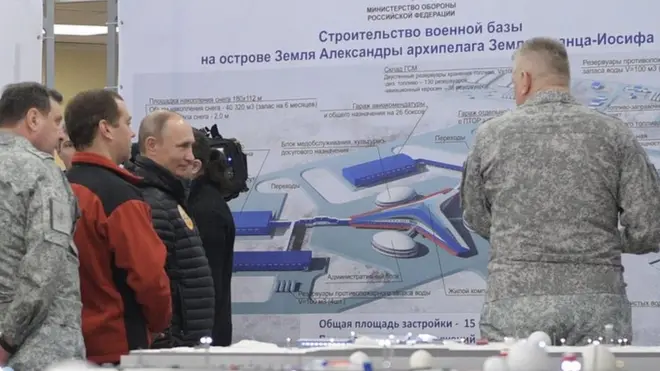 روس کی قطب شمالی میں عسکری سرگرمیاں