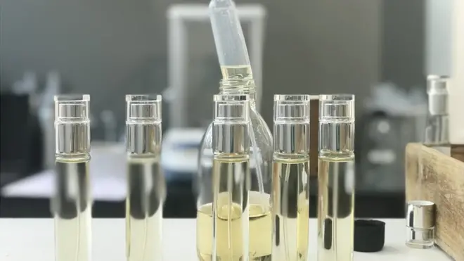 A person is born with preference for one of the seven families of scents - Citrus, floral, fougère chypre, woody, amber and leather
