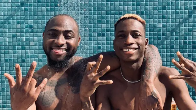 Davido and Lil Frosh