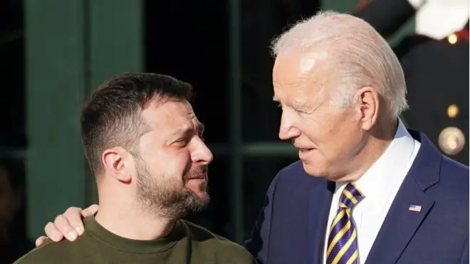 Зеленский и Байден