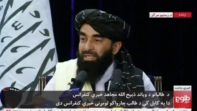 塔利班的发言人穆贾希德
