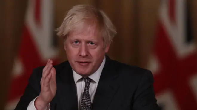 رئيس الوزراء البريطاني بوريس جونسون