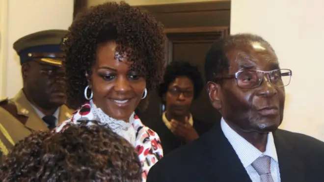 Грейс и Робоерт Мугабе