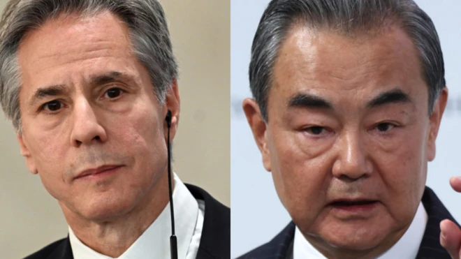 ब्लिंकन और वांग यी