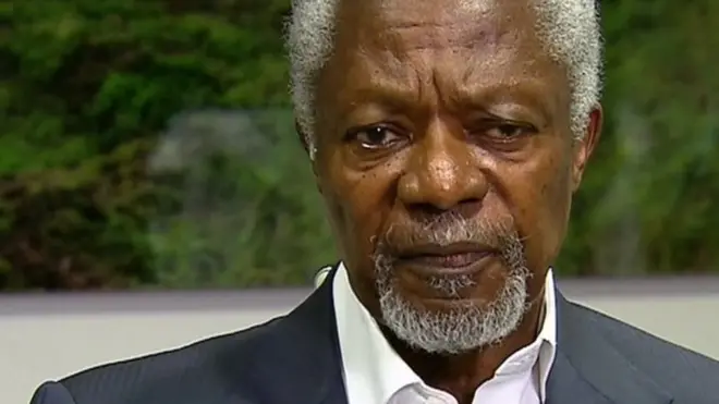 Kofi Annan alikuwa mpatanishi mkuu mzozo wa baada ya uchaguzi Kenya mwaka 2007