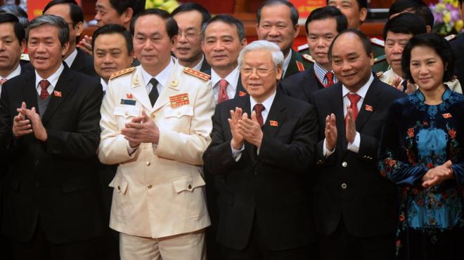 Ban lãnh đạo mới của Đảng Cộng sản Việt Nam sau Đại hội 12 năm 2016