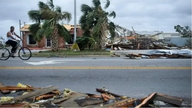 Birnin Panama na Florida na cikin yankunan da suka shafi wannan iftila'in