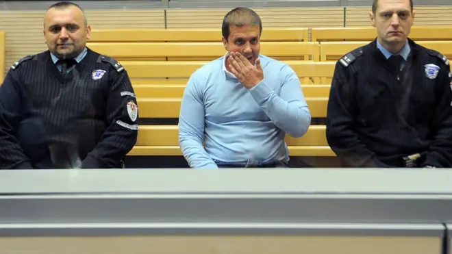 Darko Šarić u sudnici u Beogradu