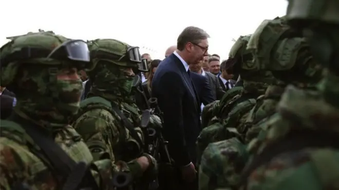 Вучић, војска србије, војници