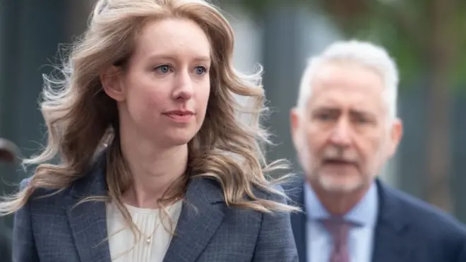 Elizabeth Holmes in court