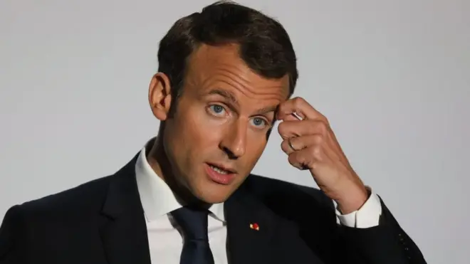 فرانس کے صدر ایمینوئل میخواں تین روزہ سرکاری دورے پر امریکہ آئے ہوئے ہیں