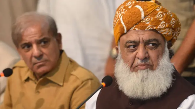 مولانا فضل الرحمن/ شہباز شریف