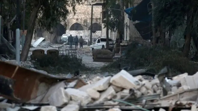 منگل کے بعد سے حلب میں شدید بمباری جاری ہے