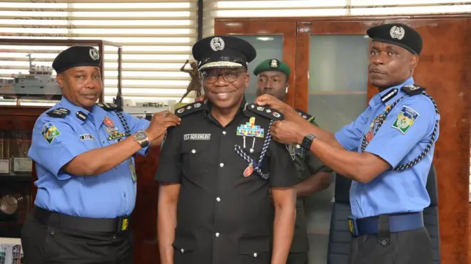 Decoration of promoted senior police officers to di rank of DIG for Force Headquarters, Abuja