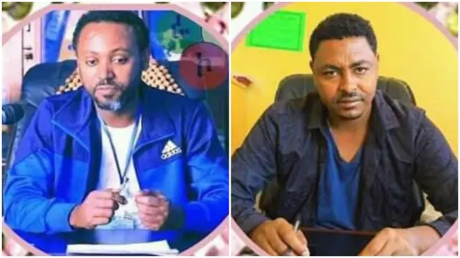 አቶ ስዩም መስፍን እና አቶ መንገሻ ሞላ