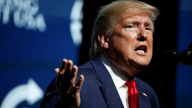 Mr Trump has described his impeachment as a "hoax"